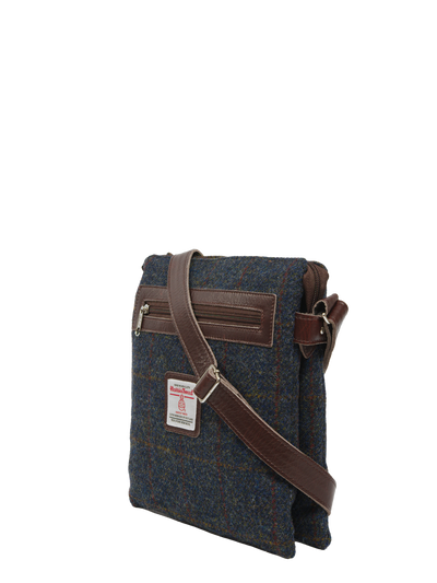 Harris Tweed St Clements Bag - A0239 (Brown Leather)