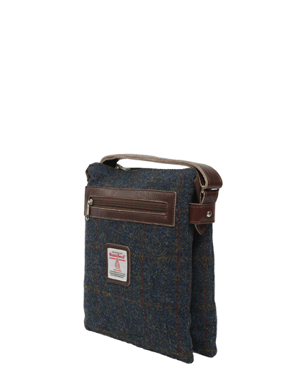 Harris Tweed St Clements Bag - A0239 (Brown Leather)