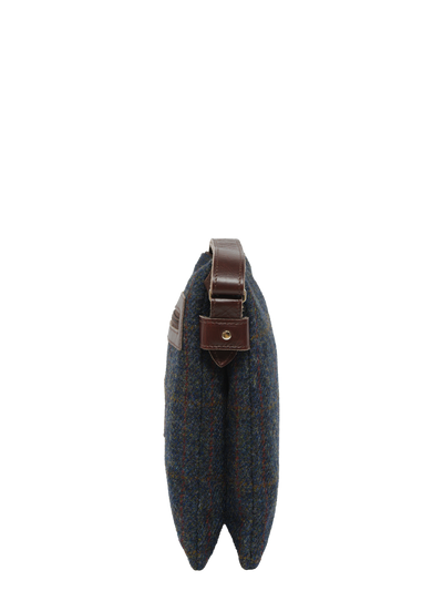 Harris Tweed St Clements Bag - A0239 (Brown Leather)