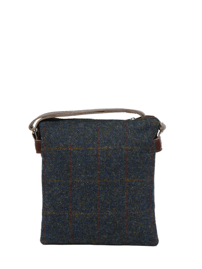 Harris Tweed St Clements Bag - A0239 (Brown Leather)