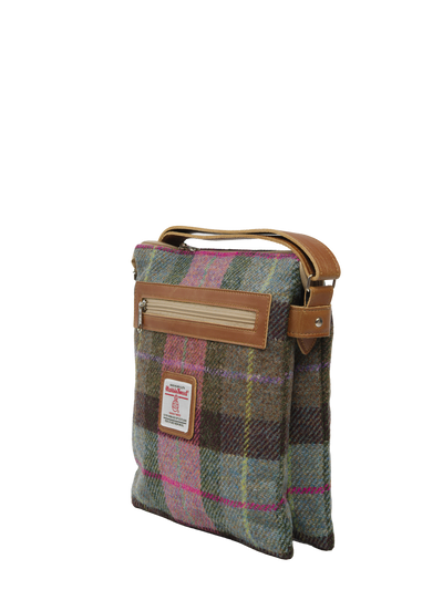 Harris Tweed St Clements Bag - A0254 (Tan Leather)