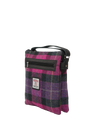 Harris Tweed St Clements Bag - A0257 (Black Leather)
