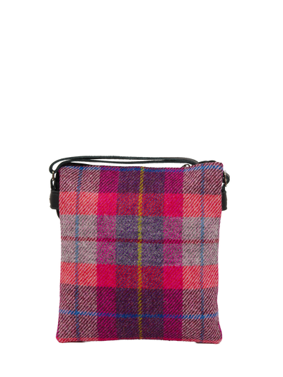 Harris Tweed St Clements Bag - A088 (Black Leather)