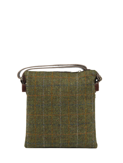 Harris Tweed St Clements Bag - HB103 (Brown Leather)