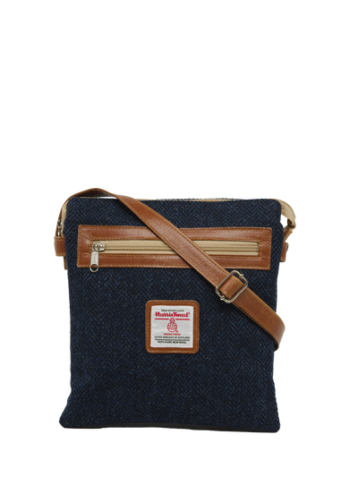 Harris Tweed St Clements Bag - HB104 (Tan Leather)