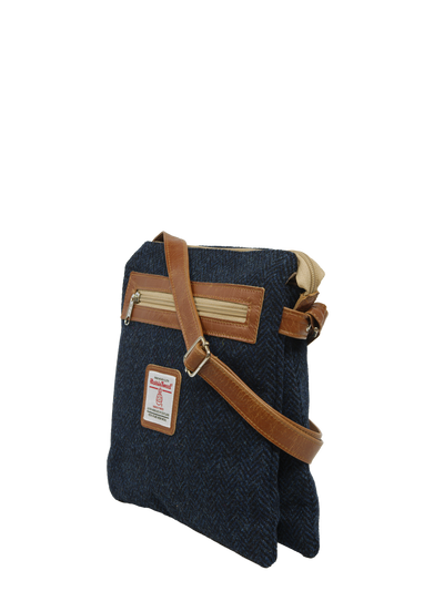 Harris Tweed St Clements Bag - HB104 (Tan Leather)