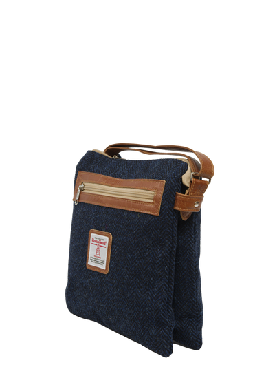 Harris Tweed St Clements Bag - HB104 (Tan Leather)
