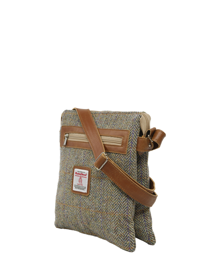Harris Tweed St Clements Bag - HB107 (Tan Leather)
