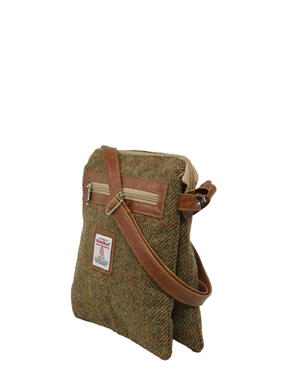 Harris Tweed St Clements Bag - HB67 (Tan Leather)