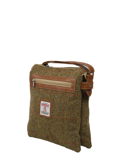 Harris Tweed St Clements Bag - HB67 (Tan Leather)