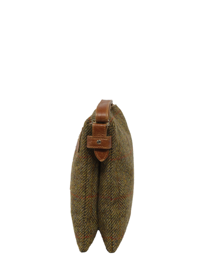 Harris Tweed St Clements Bag - HB67 (Tan Leather)