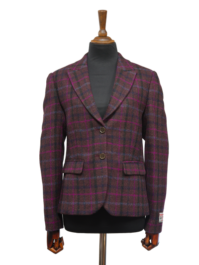Harris Tweed Tammy Jacket Plum/Magenta Multi