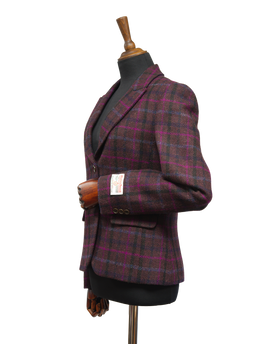 Harris Tweed Tammy Jacket Plum/Magenta Multi