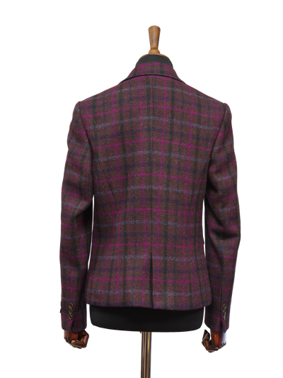 Harris Tweed Tammy Jacket Plum/Magenta Multi
