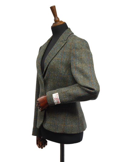 Harris Tweed Tammy Jacket Green Herringbone w/OC