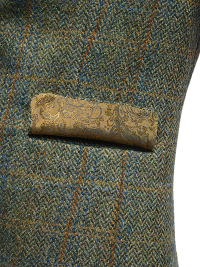 Harris Tweed Tammy Jacket Green Herringbone w/OC