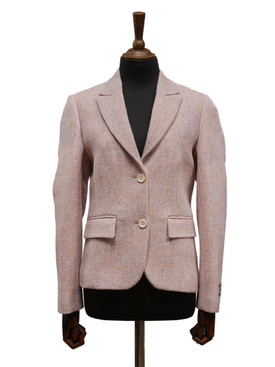 Harris Tweed Tammy Jacket Pink Mix Herringbone