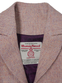 Harris Tweed Tammy Jacket Pink Mix Herringbone