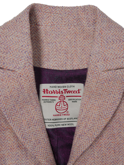 Harris Tweed Tammy Jacket Pink Mix Herringbone