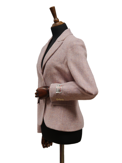 Harris Tweed Tammy Jacket Pink Mix Herringbone