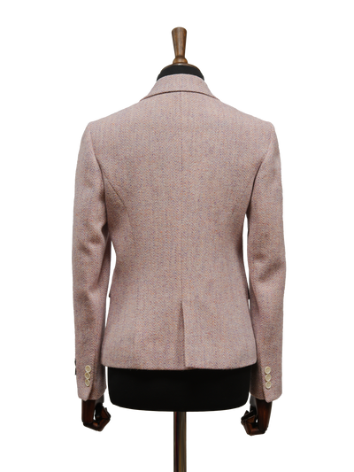 Harris Tweed Tammy Jacket Pink Mix Herringbone