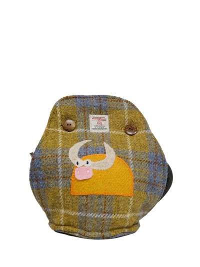 Harris Tweed Tea Cosy - A0102 Cow (Left)