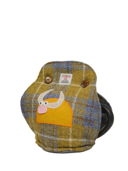 Harris Tweed Tea Cosy - A0102 Cow (Left)