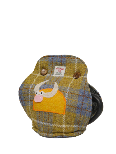 Harris Tweed Tea Cosy - A0102 Cow (Left)