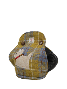 Harris Tweed Tea Cosy - A0102 Westie (Left)