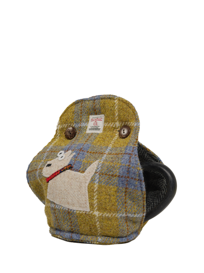 Harris Tweed Tea Cosy - A0102 Westie (Left)