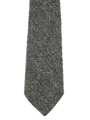 Harris Tweed Tie Black/White Herringbone
