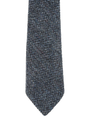 Harris Tweed Tie - Blue Barleycorn
