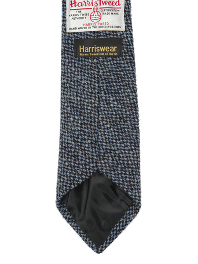 Harris Tweed Tie - Blue Barleycorn