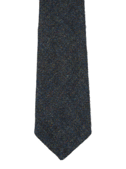Harris Tweed Tie Denim/Green Mix HB