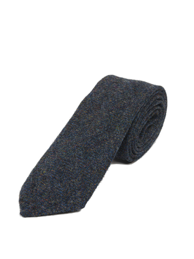 Harris Tweed Tie Denim/Green Mix HB