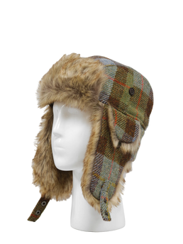 Harris Tweed Trapper Hat A017