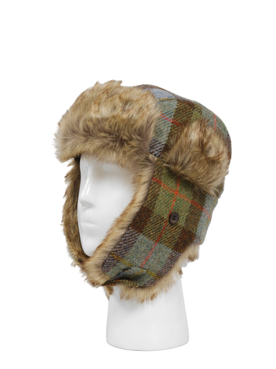 Harris Tweed Trapper Hat A017