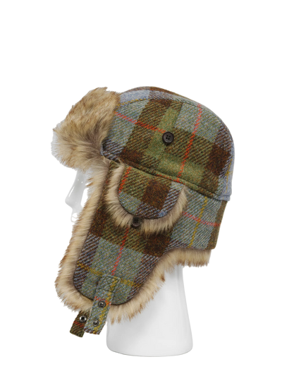 Harris Tweed Trapper Hat A017