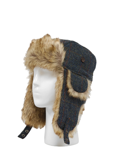 Harris Tweed Trapper Hat - A0239