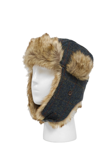 Harris Tweed Trapper Hat - A0239