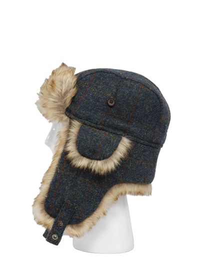 Harris Tweed Trapper Hat A0239