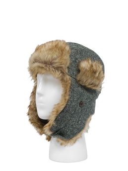 Harris Tweed Trapper Hat HB1