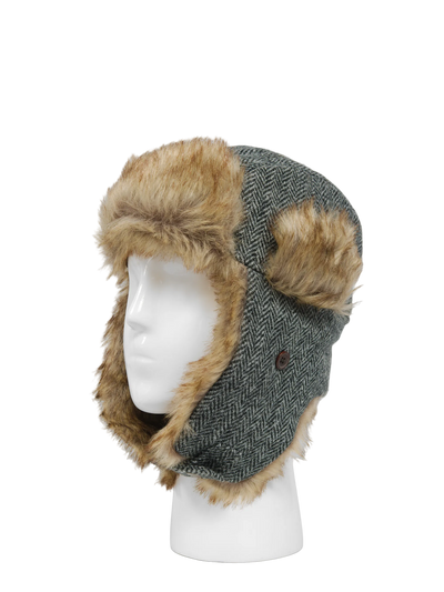 Harris Tweed Trapper Hat HB1