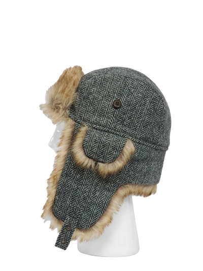 Harris Tweed Trapper Hat HB1