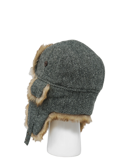 Harris Tweed Trapper Hat HB1