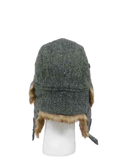 Harris Tweed Trapper Hat HB1