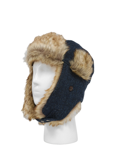 Harris Tweed Trapper Hat - HB104