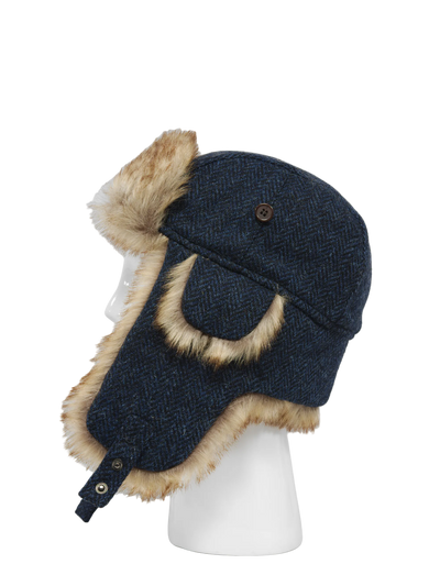 Harris Tweed Trapper Hat HB104
