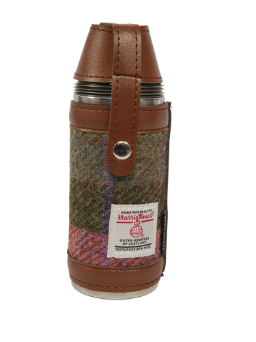 Harris Tweed Hunting Flask - A0254