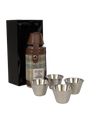 Harris Tweed Hunting Flask - Beige Stewart
